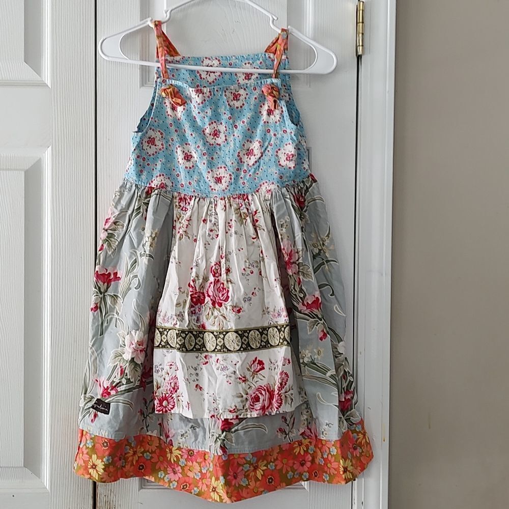 Gen Marie  Knot Apron Dress Sz 8